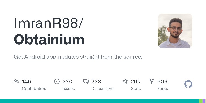 GitHub - ImranR98/Obtainium: Get Android app updates straight from the source.