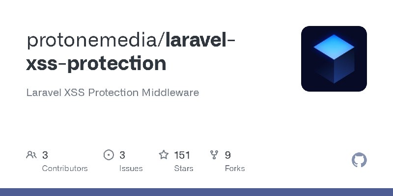 GitHub - protonemedia/laravel-xss-protection: Laravel XSS Protection Middleware