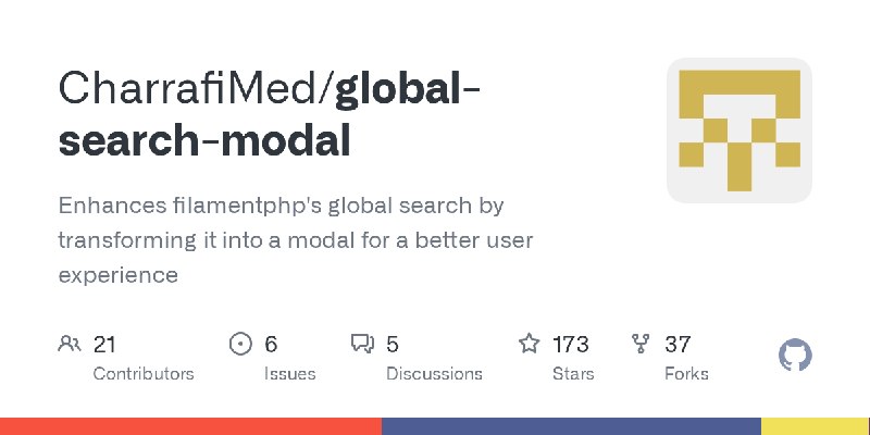 GitHub - CharrafiMed/global-search-modal: Enhances filamentphp's global search by transforming it into a modal for a better user…