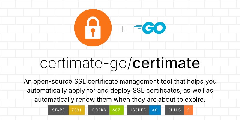 GitHub - certimate-go/certimate: An open-source and free self-hosted SSL certificates ACME tool, automates the full-cycle of issuance…