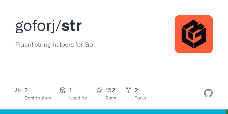 GitHub - goforj/str: Fluent string helpers for Go