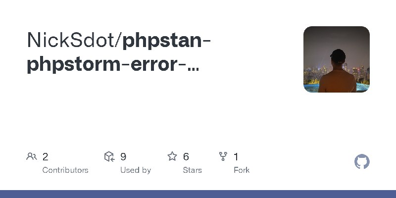 GitHub - NickSdot/phpstan-phpstorm-error-identifiers