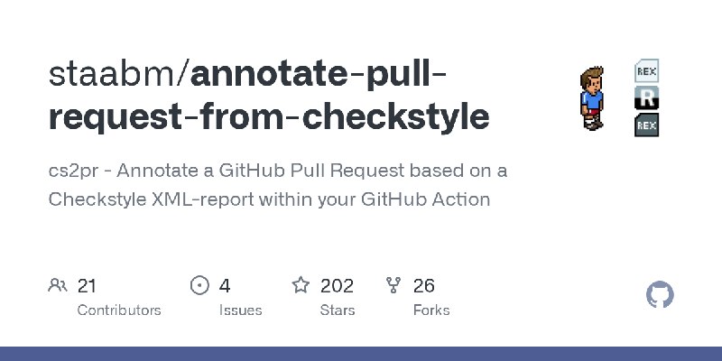 GitHub - staabm/annotate-pull-request-from-checkstyle: cs2pr - Annotate a GitHub Pull Request based on a Checkstyle XML-report…