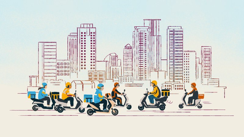 China’s delivery drivers are its most obvious underclass