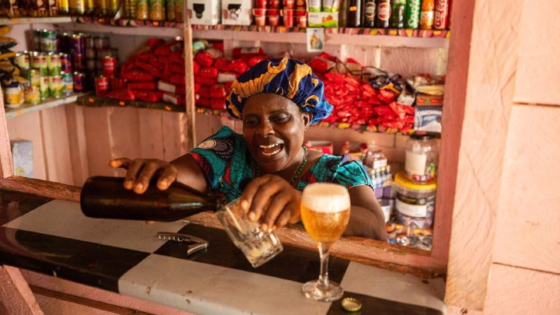 What a beer with no label says about a small African country