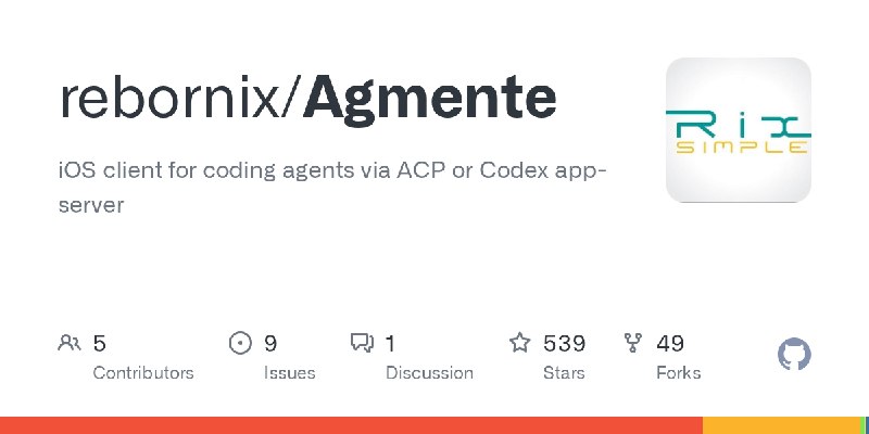 GitHub - rebornix/Agmente: iOS client for coding agents via ACP or Codex app-server