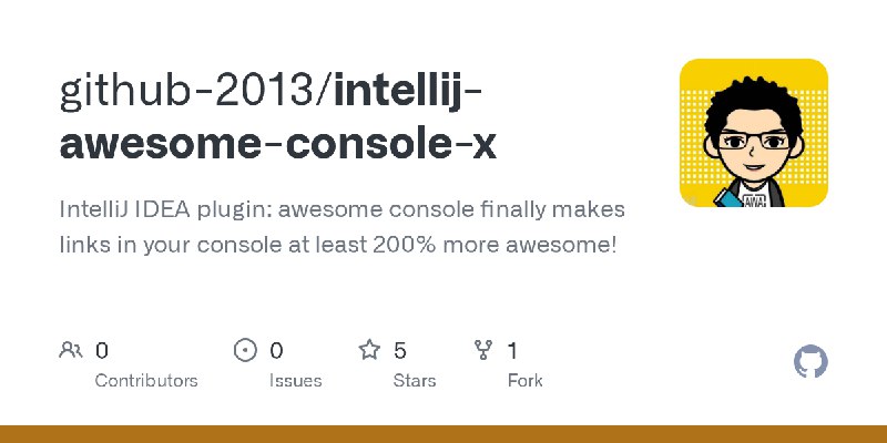 GitHub - github-2013/intellij-awesome-console-x: IntelliJ IDEA plugin: awesome console finally makes links in your console at least…