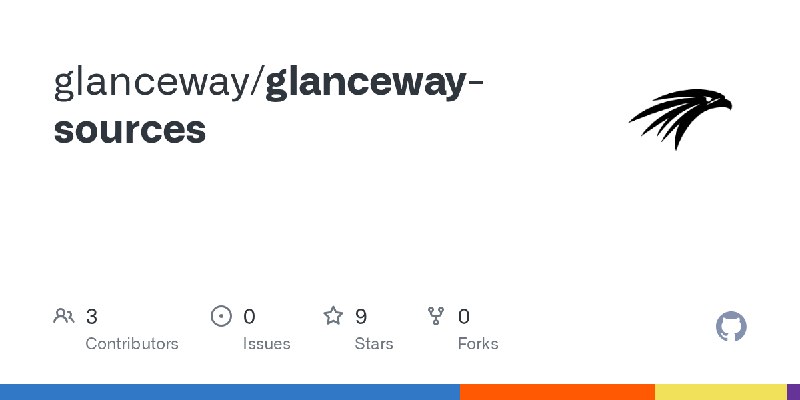 GitHub - glanceway/glanceway-sources