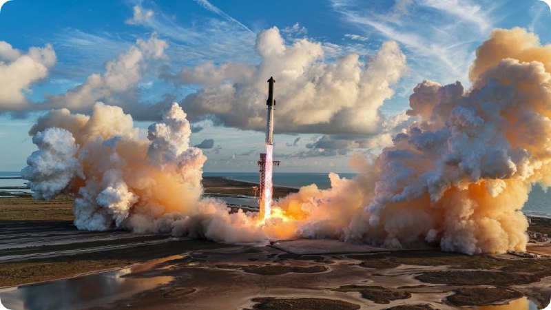 5000 吨的星舰入轨，人类最大的火箭开始「送快递」了