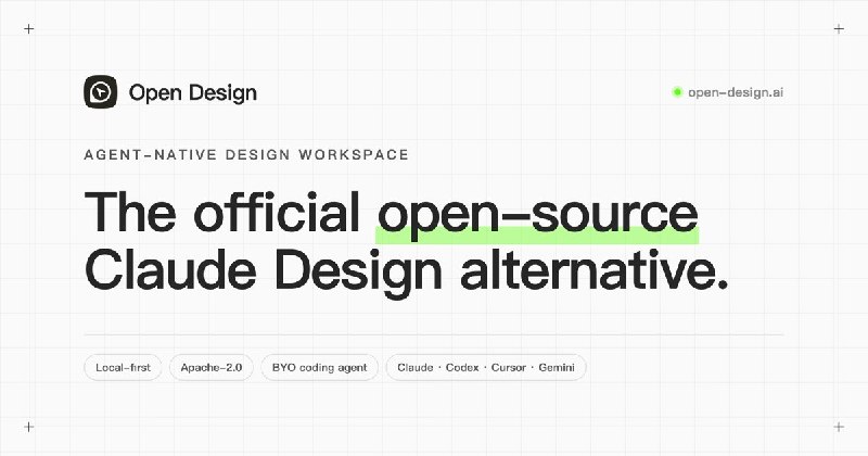 GitHub - nexu-io/open-design: 🎨 Best DeepSeek Harness Design Plugin. The open-source Claude Design alternative. 🖥️ Local-first…
