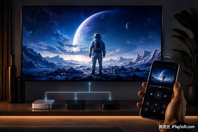 闲置电脑别吃灰！TinyPlay 秒变客厅电视盒子 (开源免费/投屏/手机当遥控器)