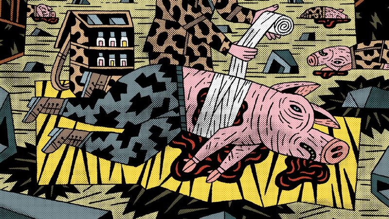 “Pig Lab,” by Will Mackin