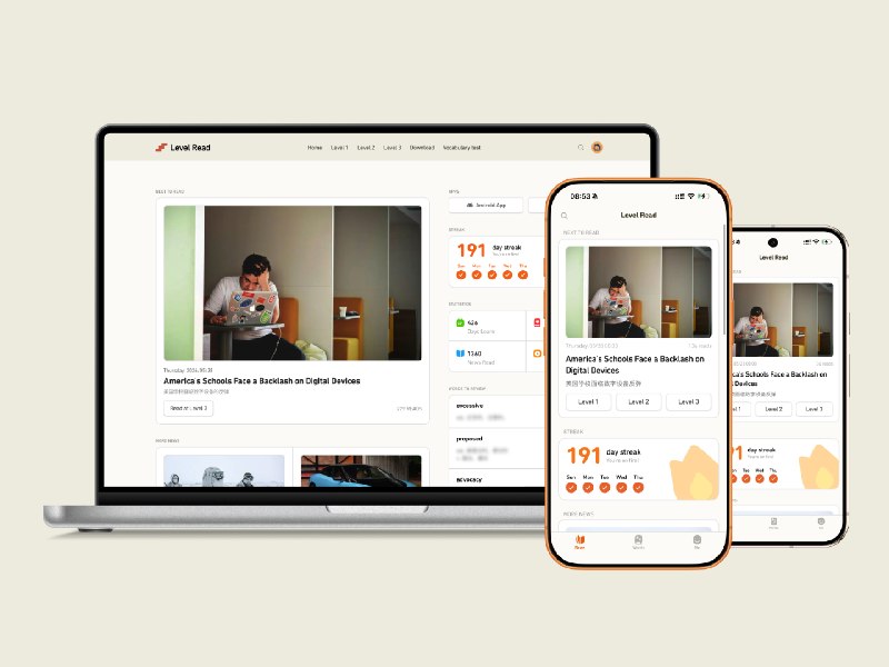 Level Read：让英语学习从「读得懂」开始，每天都进步一点点 - 少数派